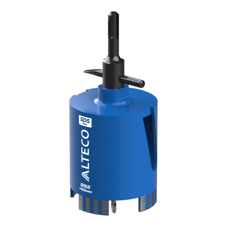 Алмазная коронка по железобетону 82*82 SDS-Plus ALTECO