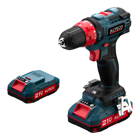 Бесщеточная аккумуляторная дрель шуруповёрт ALTECO CD 21-40 BL (2x2A•h)