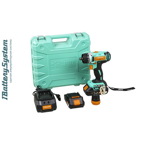 Аккумуляторный шуруповерт Sturm! CD3618T 1BatterySystem