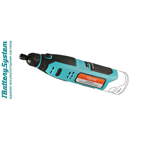 Гравер аккумуляторный Sturm! CGM1201 1BatterySystem12V