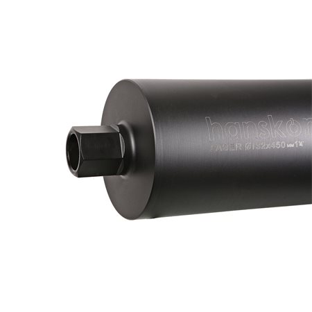 Коронка алмазная LASER по железобетону 132 мм, 1 1/4" , L=450мм, Hanskonner