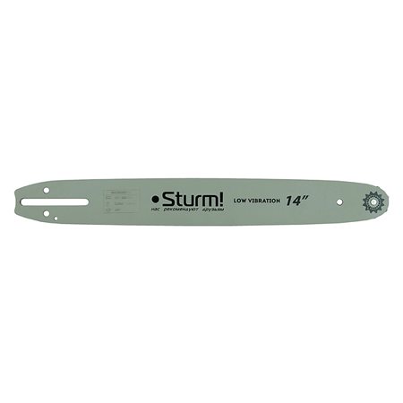 Пильная шина 14" Sturm! Паз 1,3мм, 3/8", 52зв, хвостовик PO (OREGON K041/A041)
