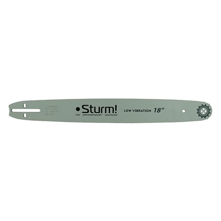 Пильная шина 18" Sturm! Паз 1,5мм,0,325", 72зв, хвостовик POH (OREGON K095/A095)